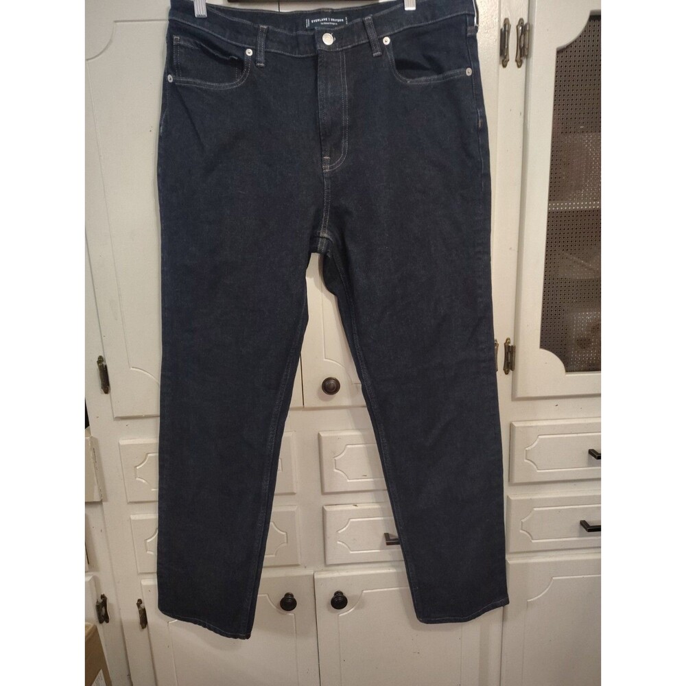 Everlane Dark Wash Men’s W36 L31 Denim Designer Jeans Straight Leg
